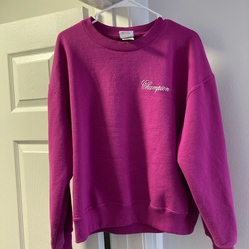 Champion Purple Crewneck Sweatshirt